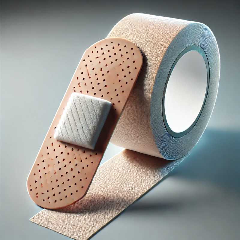 Wound plaster raw material jumbo rolls