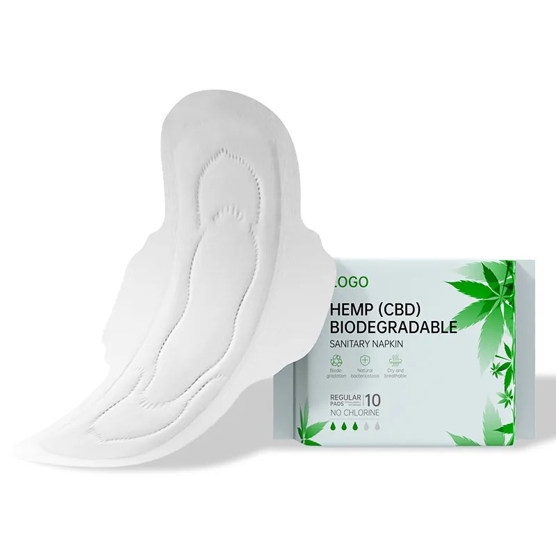 Ultra Absorbent Pulp Core Eco Friendly Sanitary Napkin for Women Ladies Teens