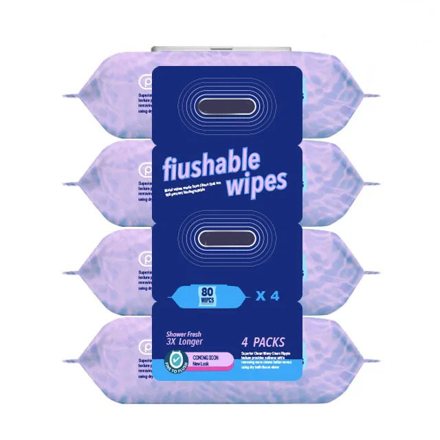 Comfortable Wet Wipes Biodegradable 100% Flushable Toilet Paper ODM High quality